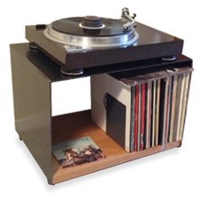HandT&SONS? エイチアンドティーアンドソンズ デザイン家具 什器 turntablestand recordruck ターンテーブルスタンド レコード台